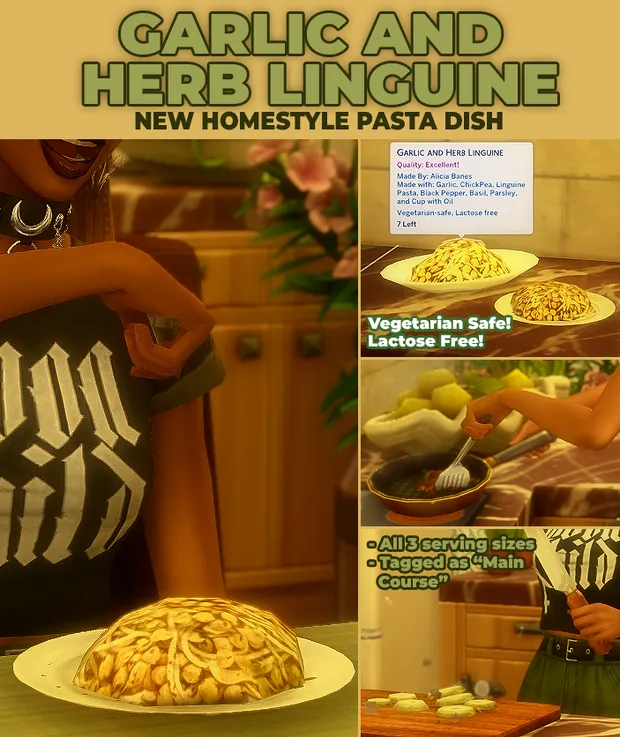 Garlic and Herb Linguine - New Custom Recipe