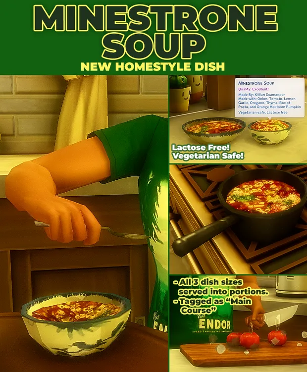 Minestrone Soup - New Custom Recipe 