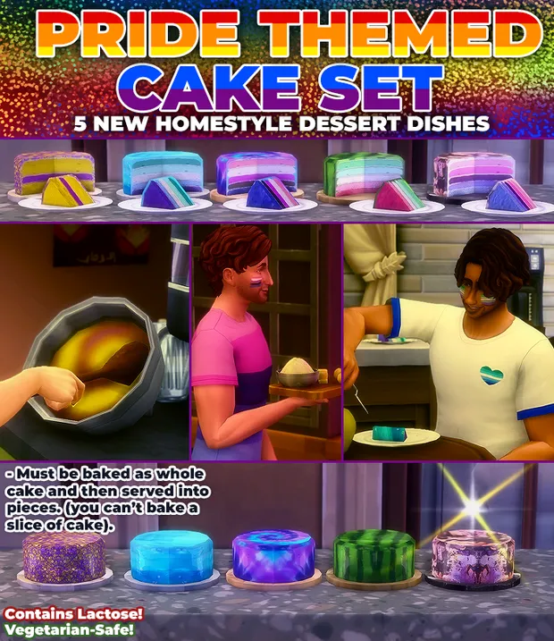 Pride Cakes 2023 - 5 New Custom Recipes 
