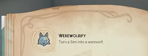 Werewolrify (Werewolf creation spell)