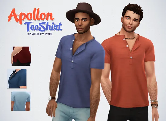 Apollon Tee Shirt for the Sims 4