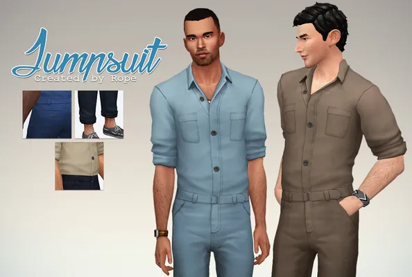 Jumpsuit for the Sims 4.