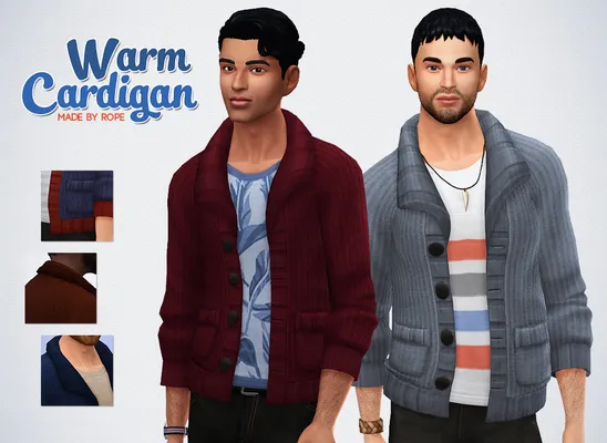 Warm Cardigan for the Sims 4