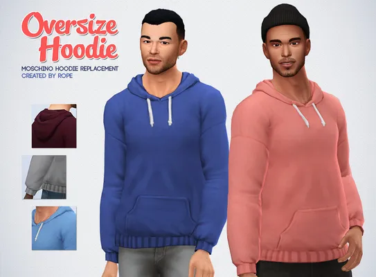 Oversize Hoodie for the Sims 4