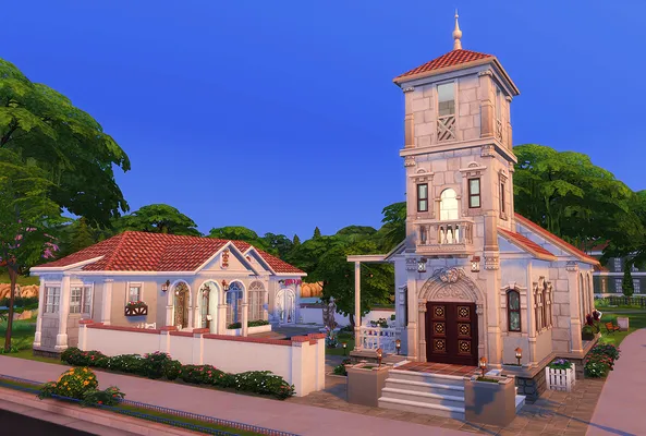 Sims 4 - Chapelle des Deux Astres