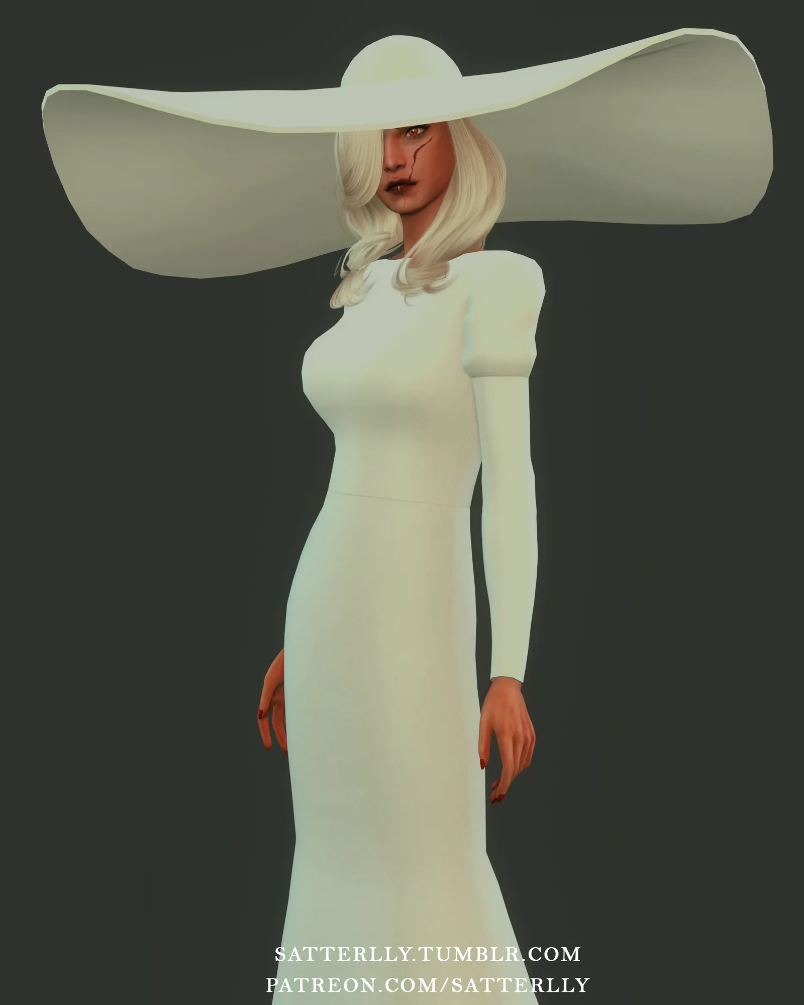 Extra wide brim hat  - Madeline