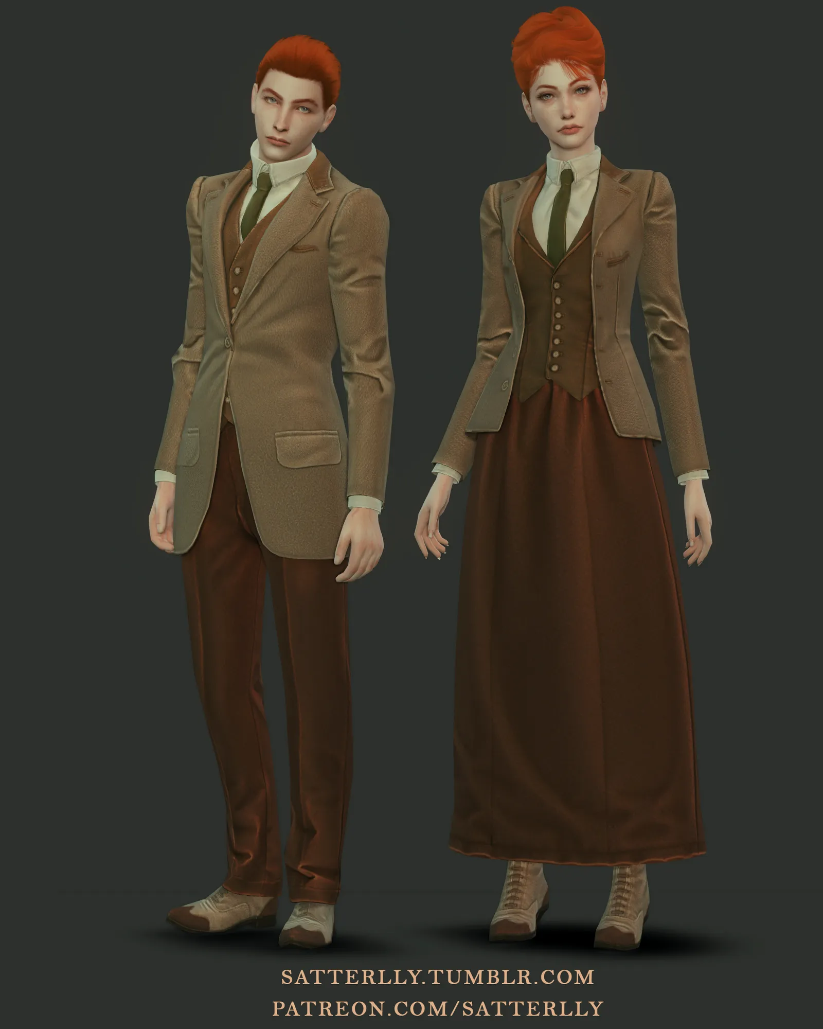 BioShock Infinite - Lutece twins Outfit