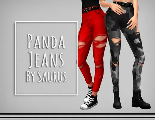 Punk it Up: Panda Jeans