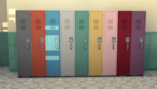 Sims 4 High School Years: Narrower High School Lockers [fully functional!]