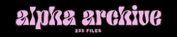 Alpha Archive, 233 files