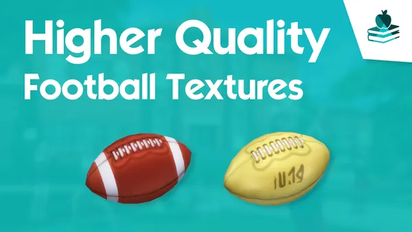 Higher Quality Football Textures