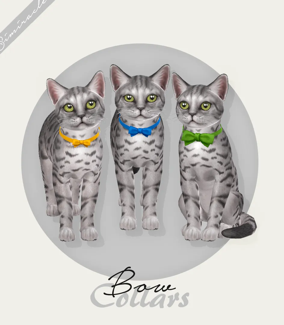 Bow Collars For Cats  - Reupload 