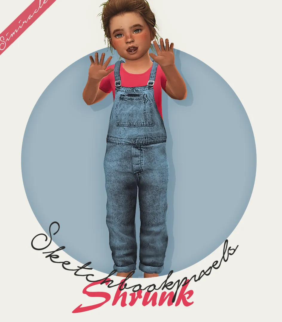 @sketchbookpixels Shrunk - Toddler Version - 3T4