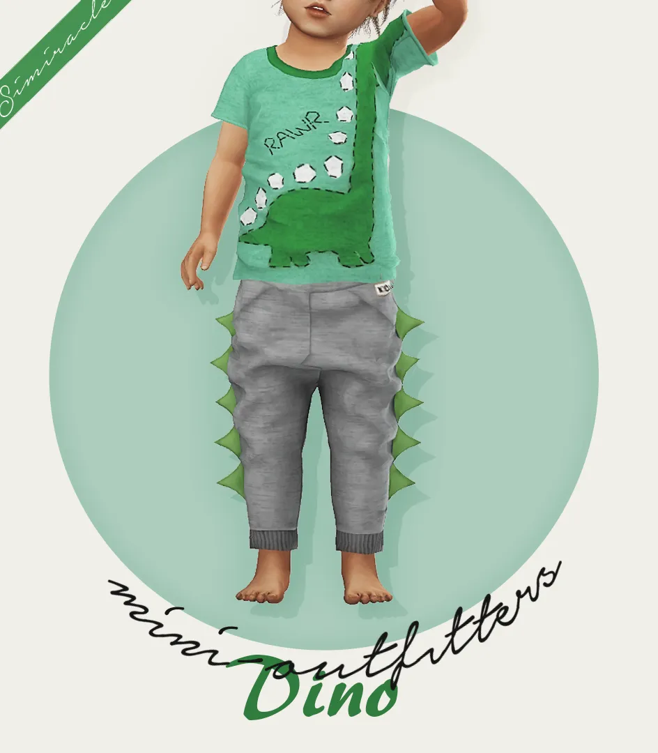 Dino Joggers - Toddler Version - 3T4 