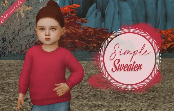 Simple Sweater For Toddlers