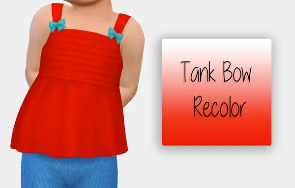 Tank Bow Recolor - Requires Toddler Stuff Pack