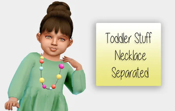 Toddler Stuff Necklace - 

Separated 