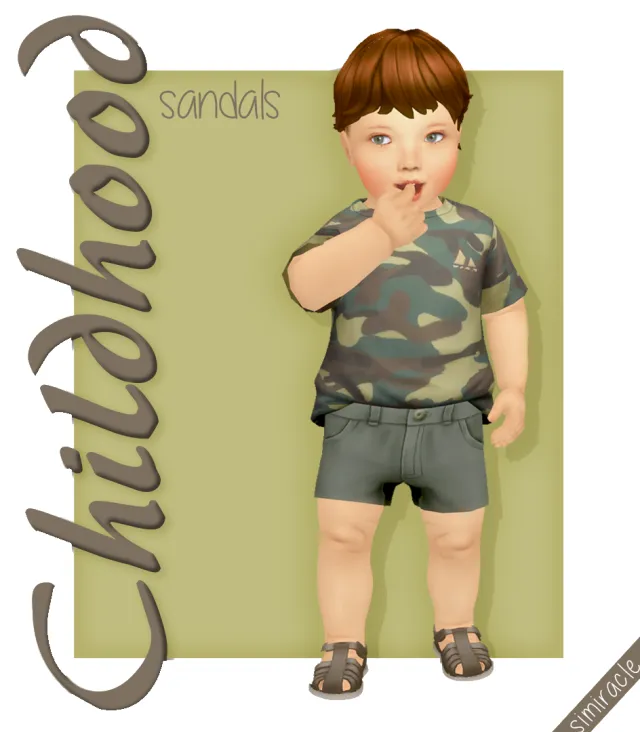 Childhood Sandals - Infant Version ♥