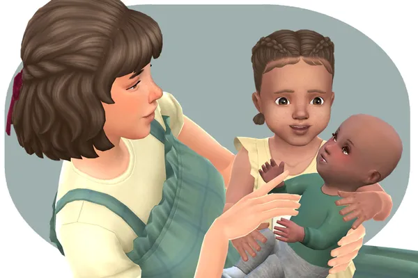 Big Sister 

🧒👶



 Family Pose for TS4 Gallery