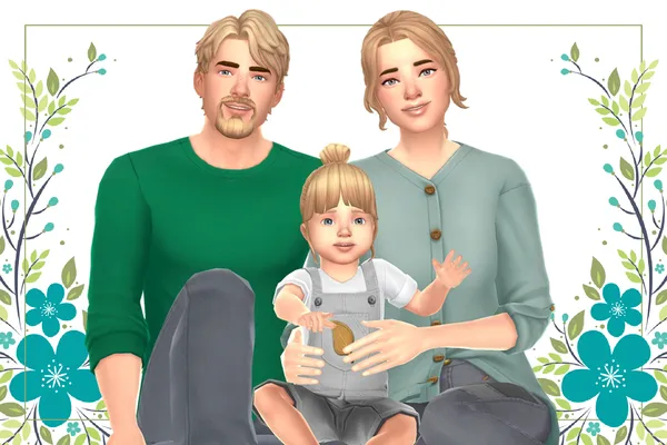 Branching Out 🌲 Family Pose Pack for TS4 Gallery