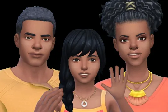 Cupcake 🌺 Family Pose Pack for the Gallery (2 Adults + 1 Child)