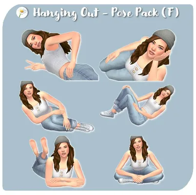 Hanging Out 



✌️



 Pose Pack (F) for the TS4 Gallery