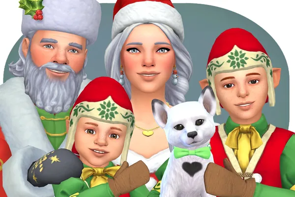 Love Is All Around 💖🎄 Pose Pack for TS4 Gallery