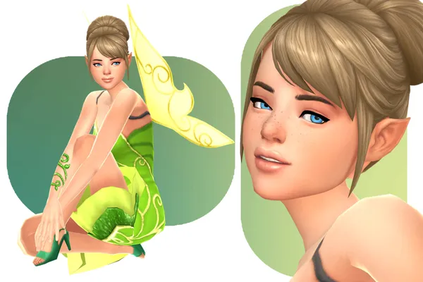 Tinkerbell 🧚 Fairy Pose Pack for TS4 Gallery