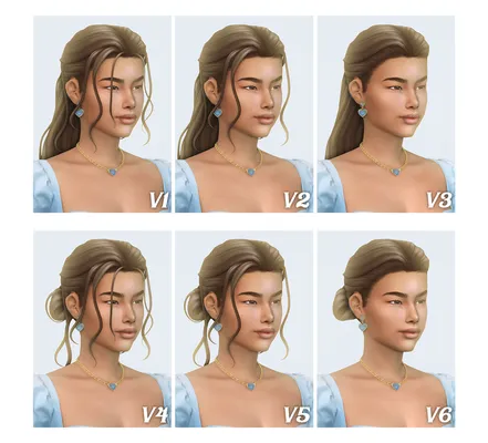 Aventia Hairstyle (Ponytail & Bun) by simstrouble 