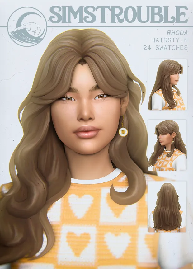 Rhoda Hairstyle by simstrouble 