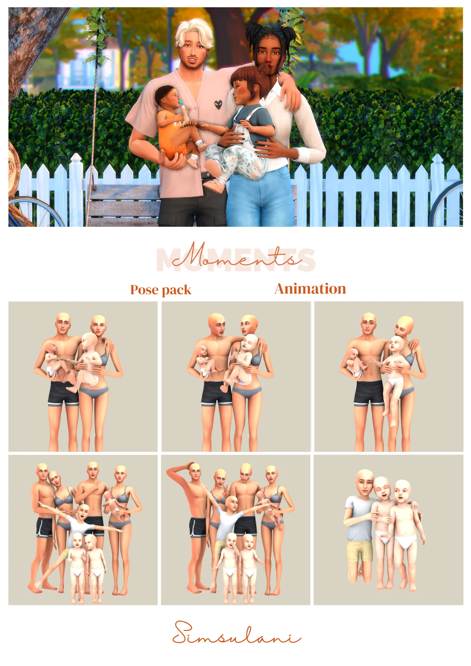 #176 Pose Pack - Moments 