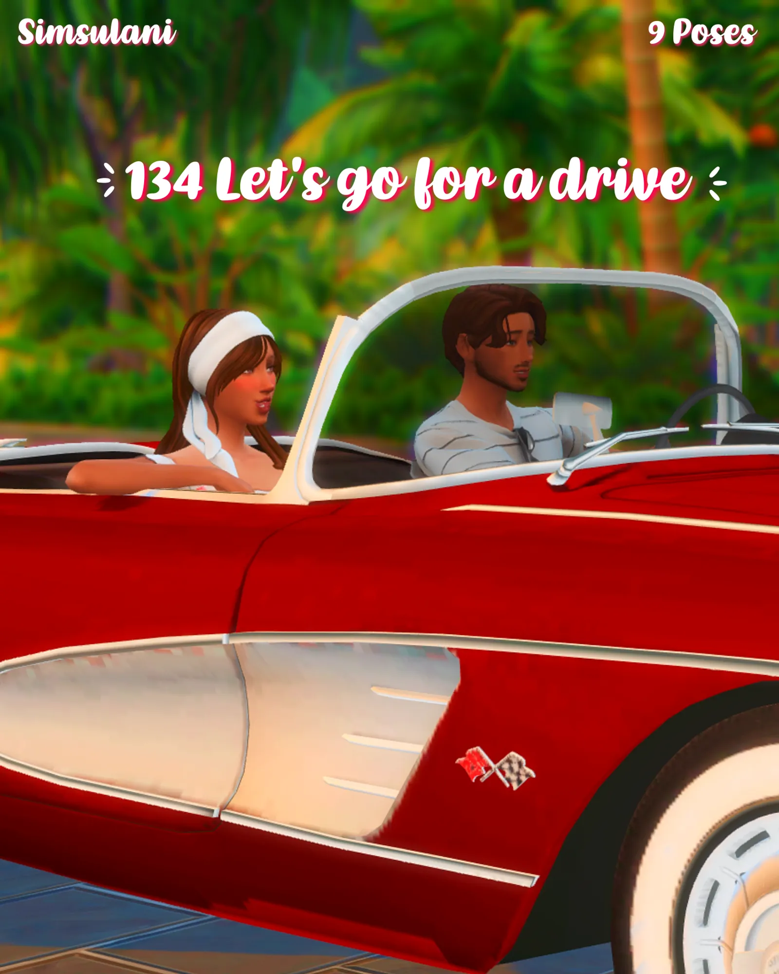 #134 Pose Pack Let's go for a drive