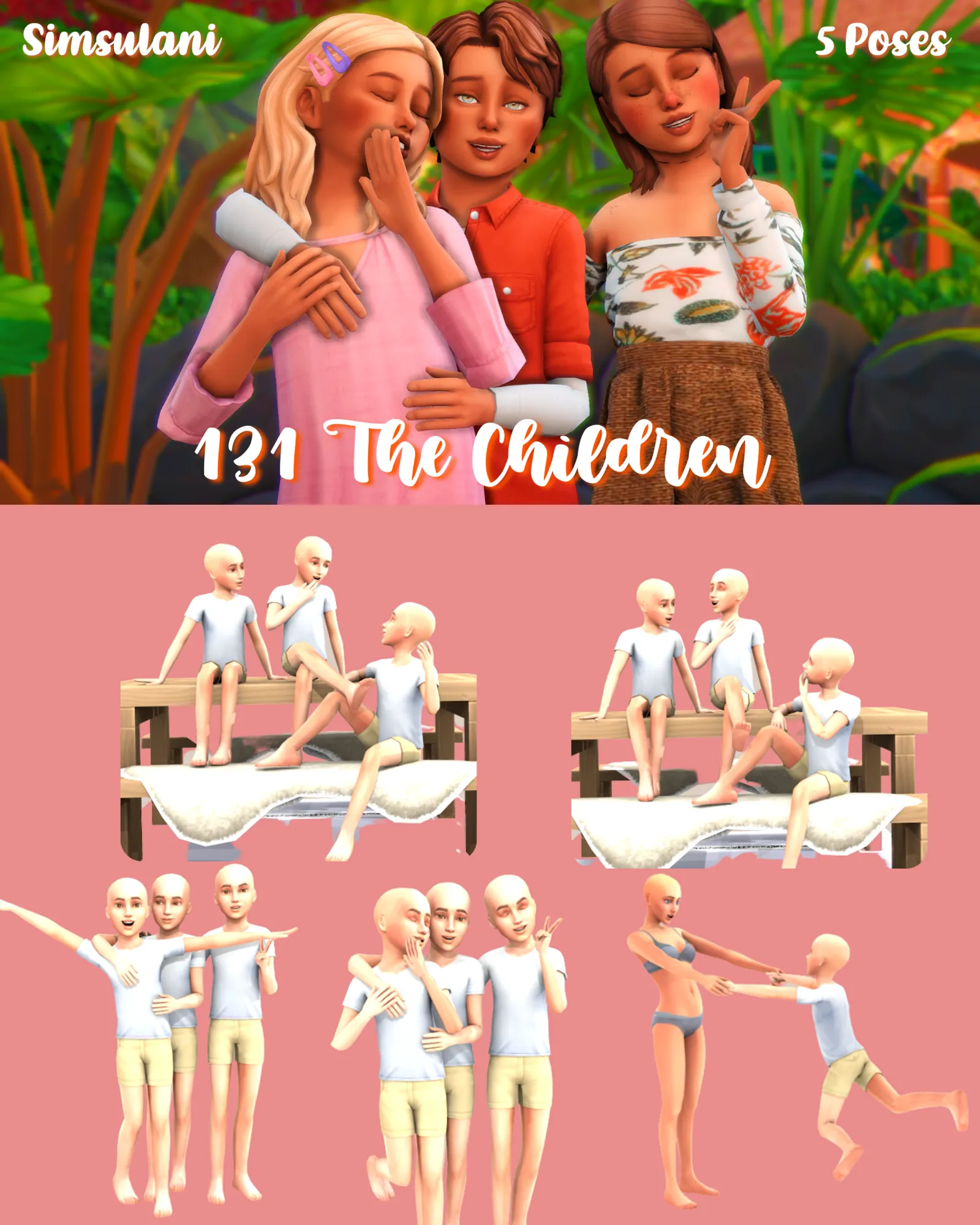 #131 Pose Pack - The Children 