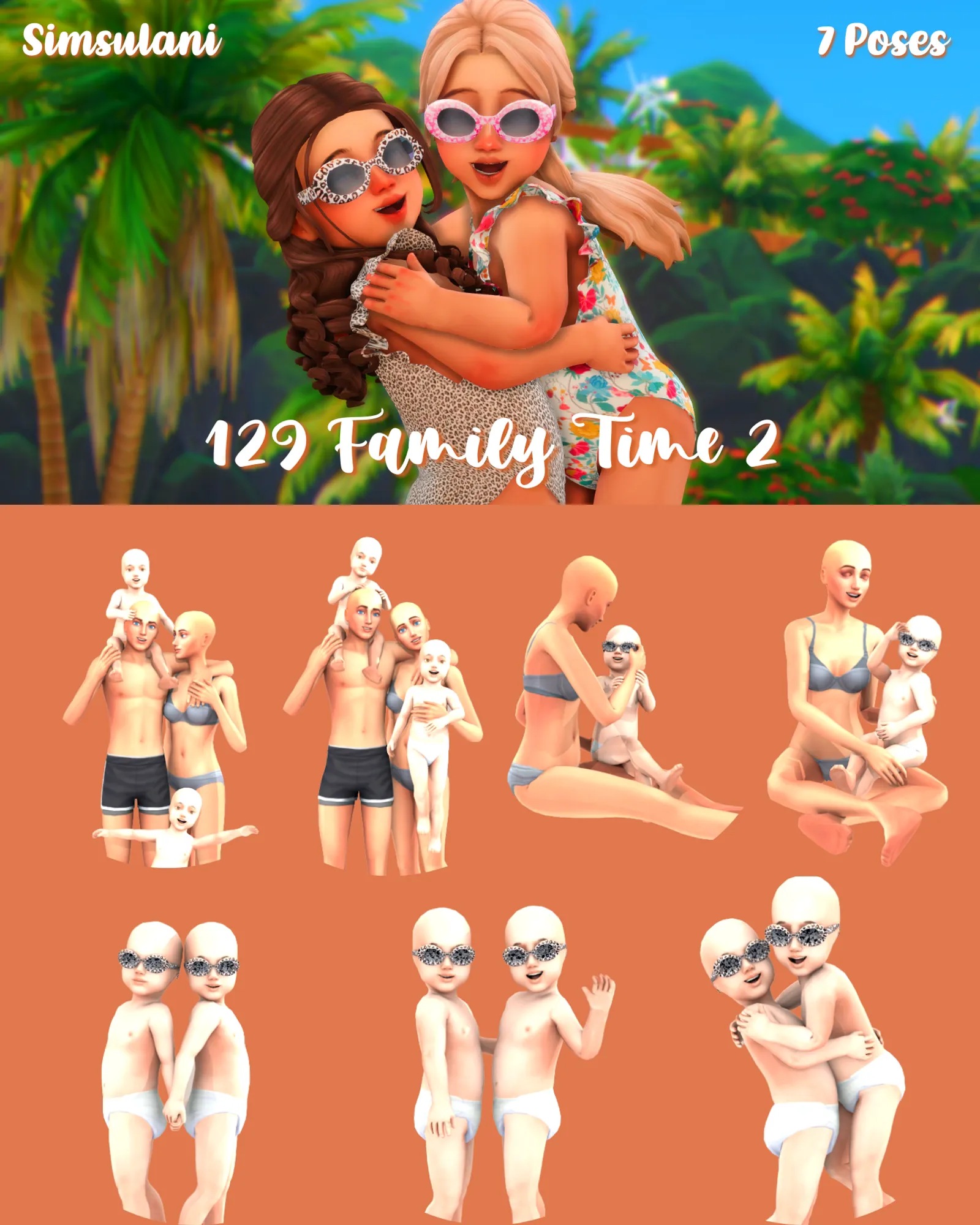 #129 Pose Pack - Family Time 2 ?