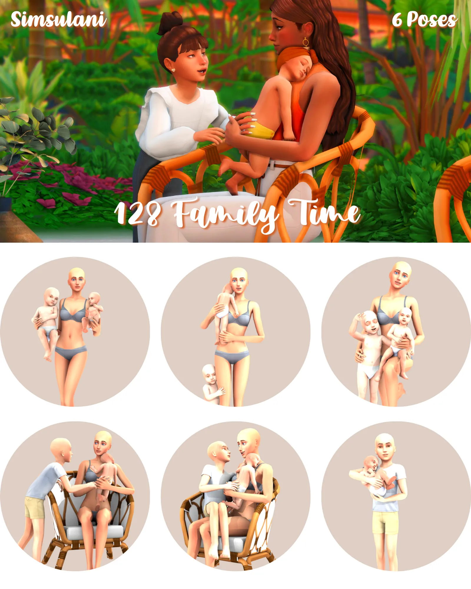 #128 Pose Pack - Family Time ??