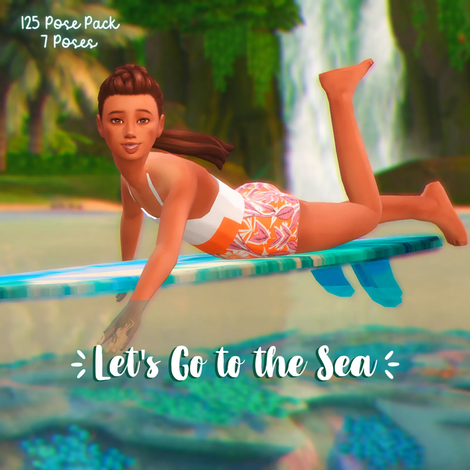 #125 Pose Pack - Let's Go To The Sea 
