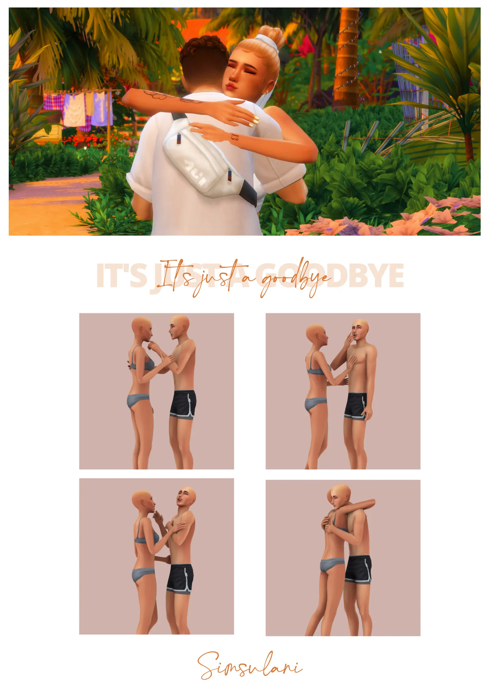 #281 Pose Pack | It's just a goodbye | Free