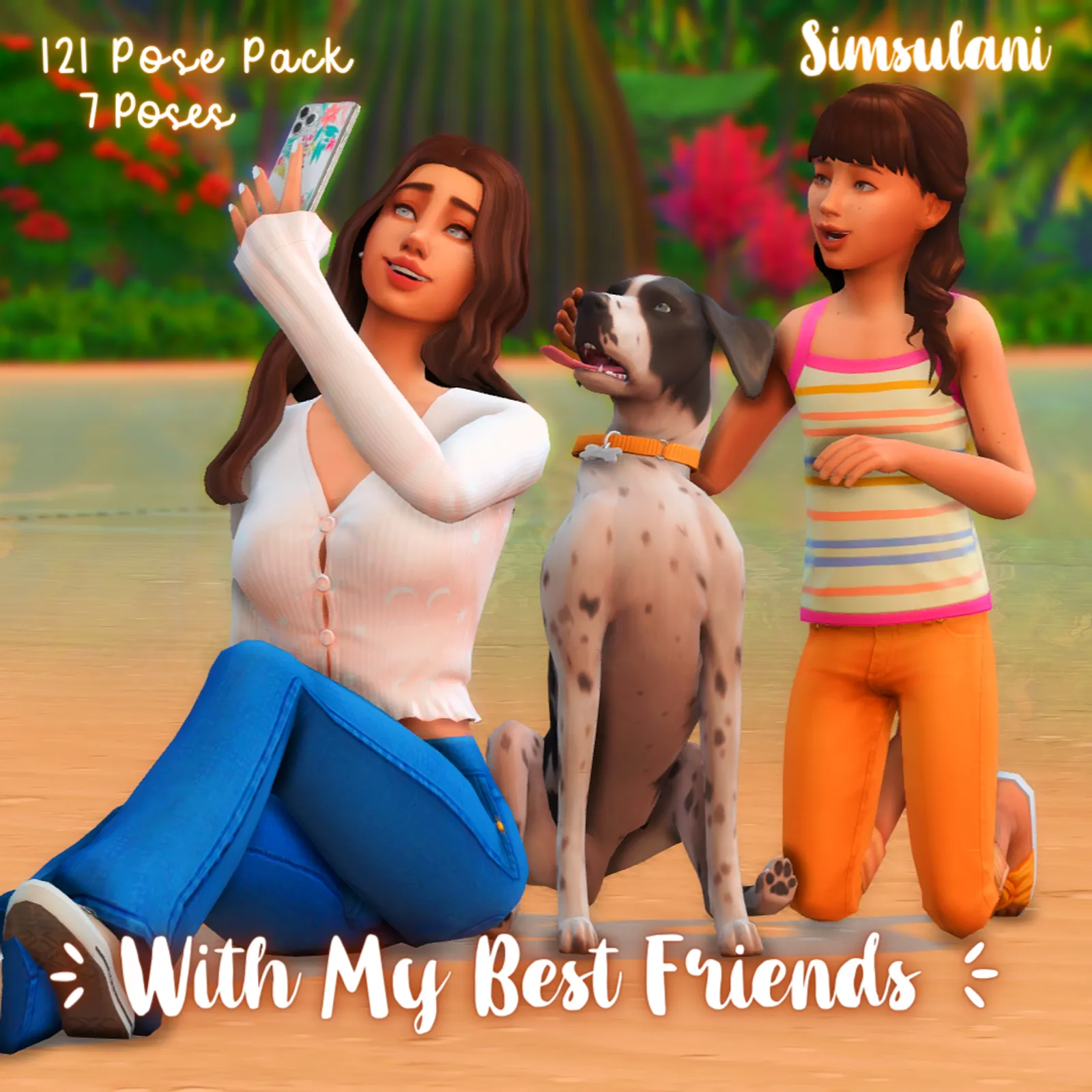 #121 Pose Pack "With my bestfriends" ?