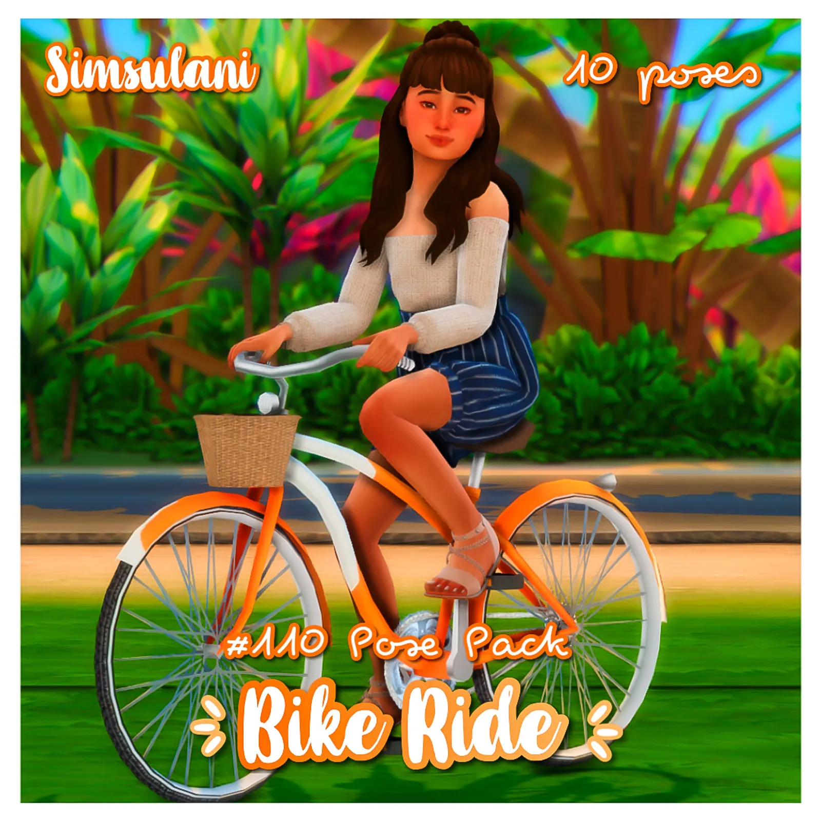 #110 Pose Pack : Bike Ride - Children