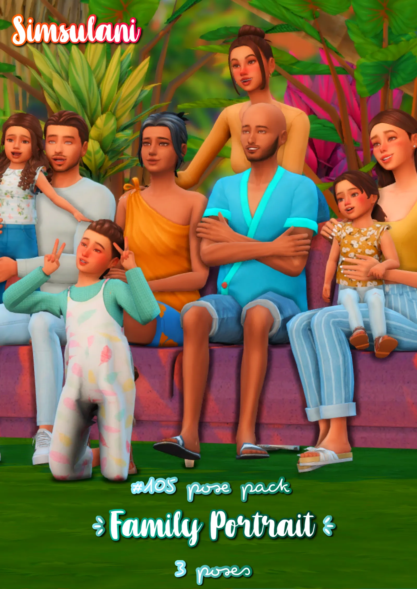 #105 Pose Pack family portait 