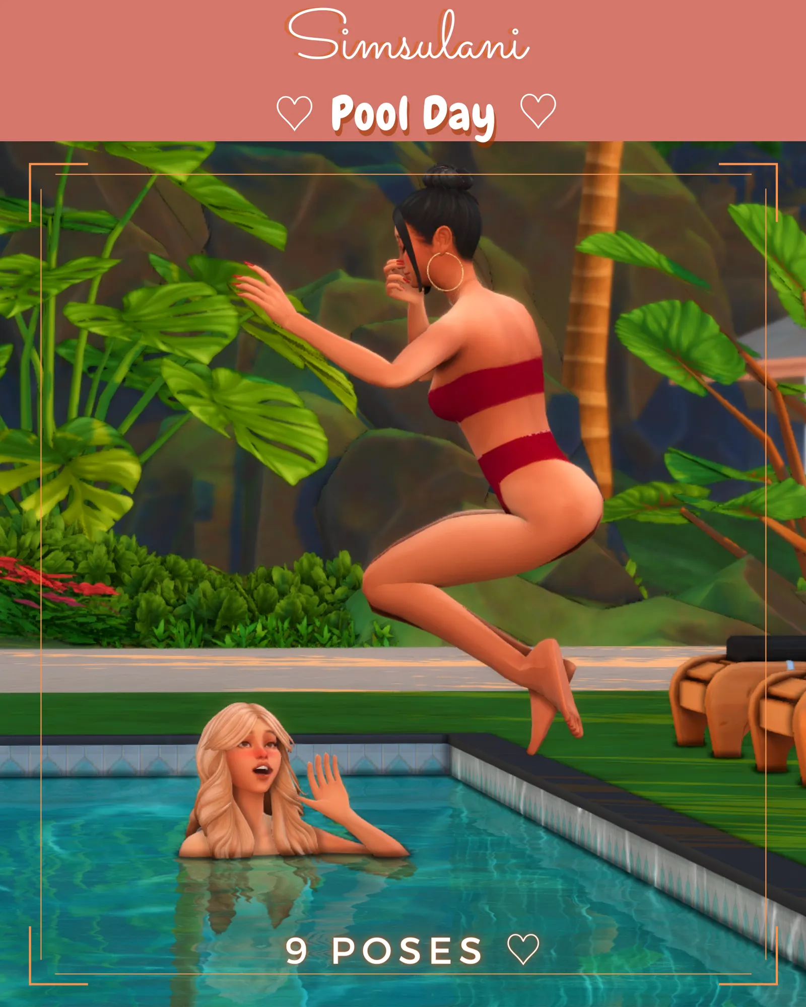 #95 Pose Pack POOL DAY 
