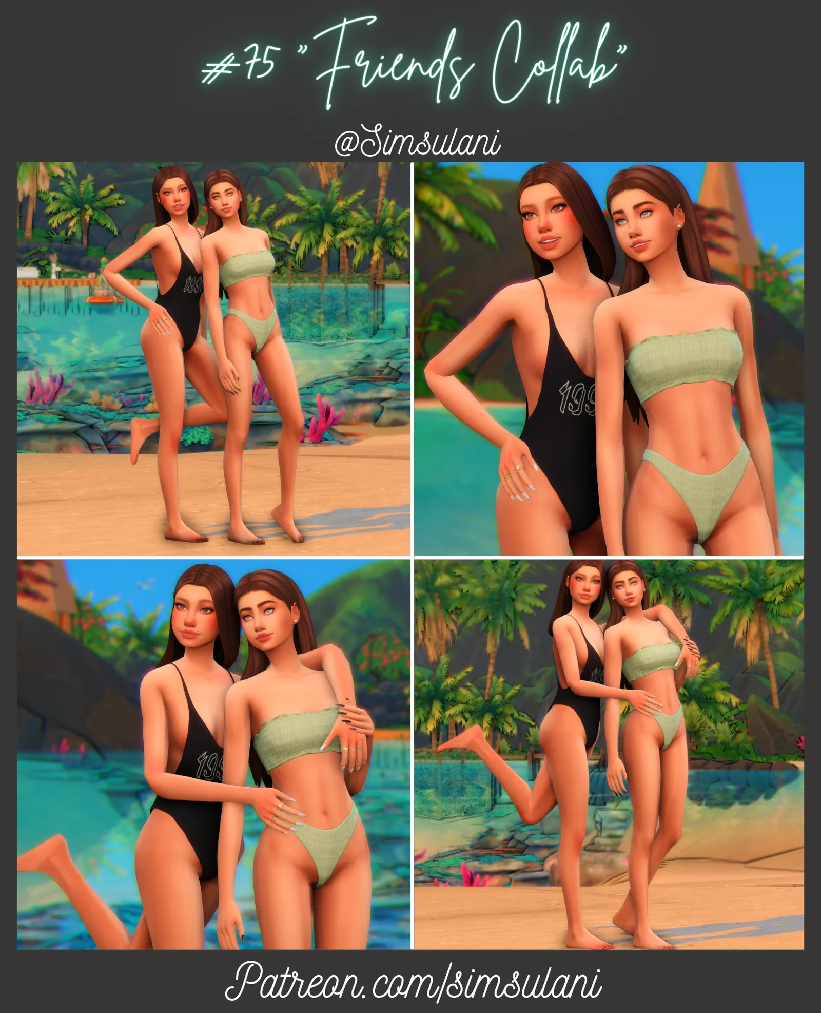 #75 Poses Pack Friends Collab