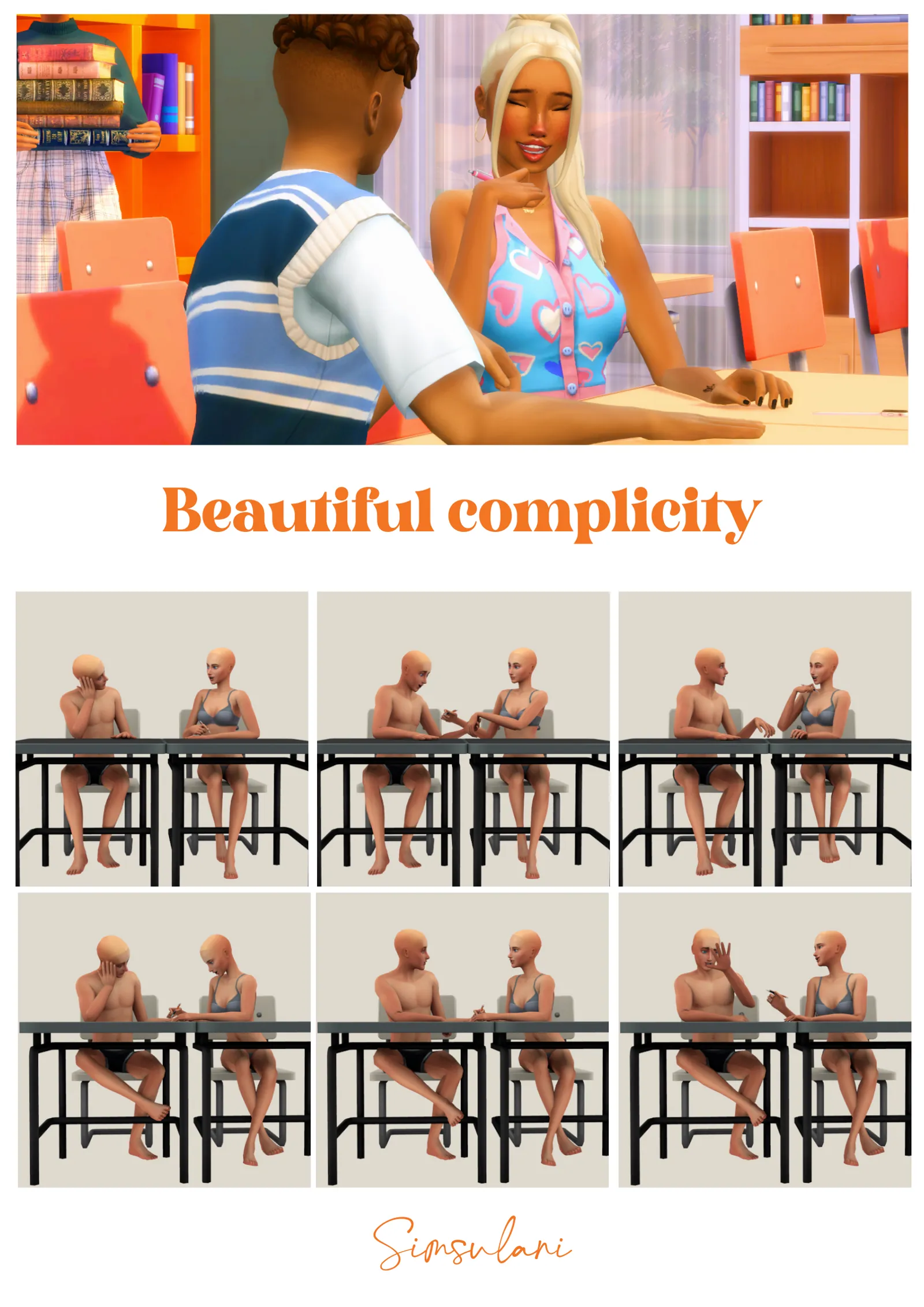 #274 Pose Pack | Beautiful complicity
