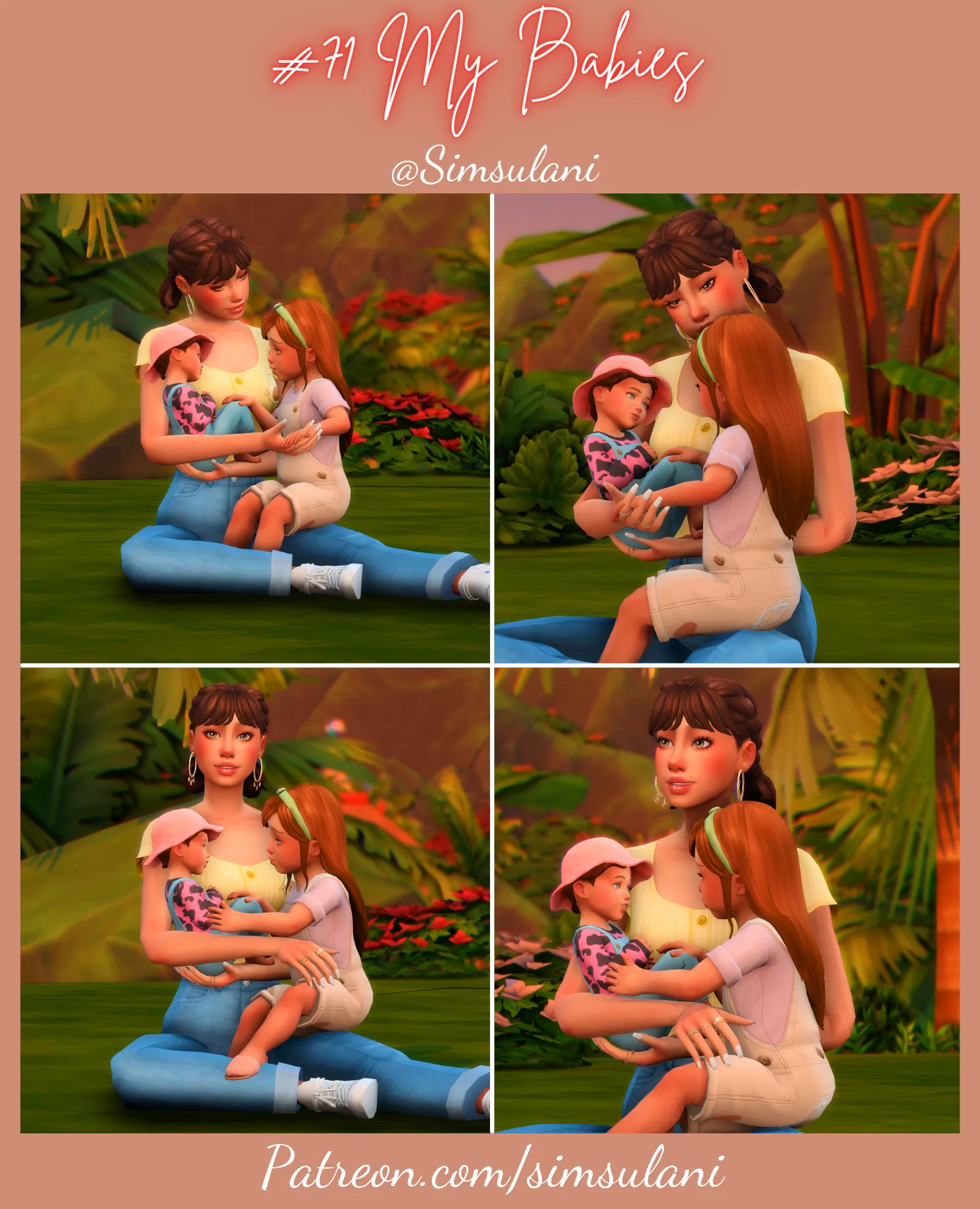 #71 Poses Pack "My Babies" 