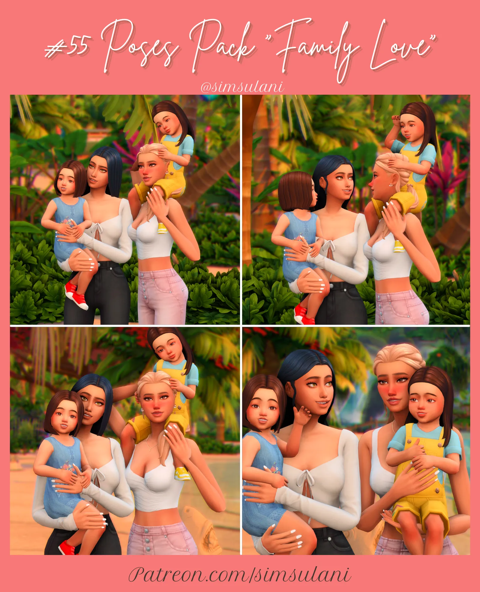 #55 Poses pack "Family Love" 