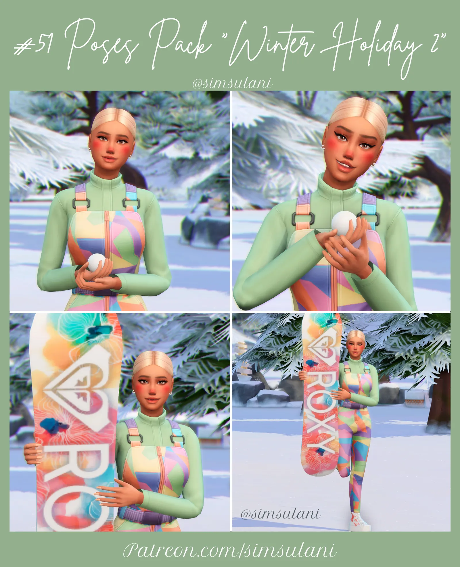 #51 POSES PACK "WINTER HOLIDAY 2" ?