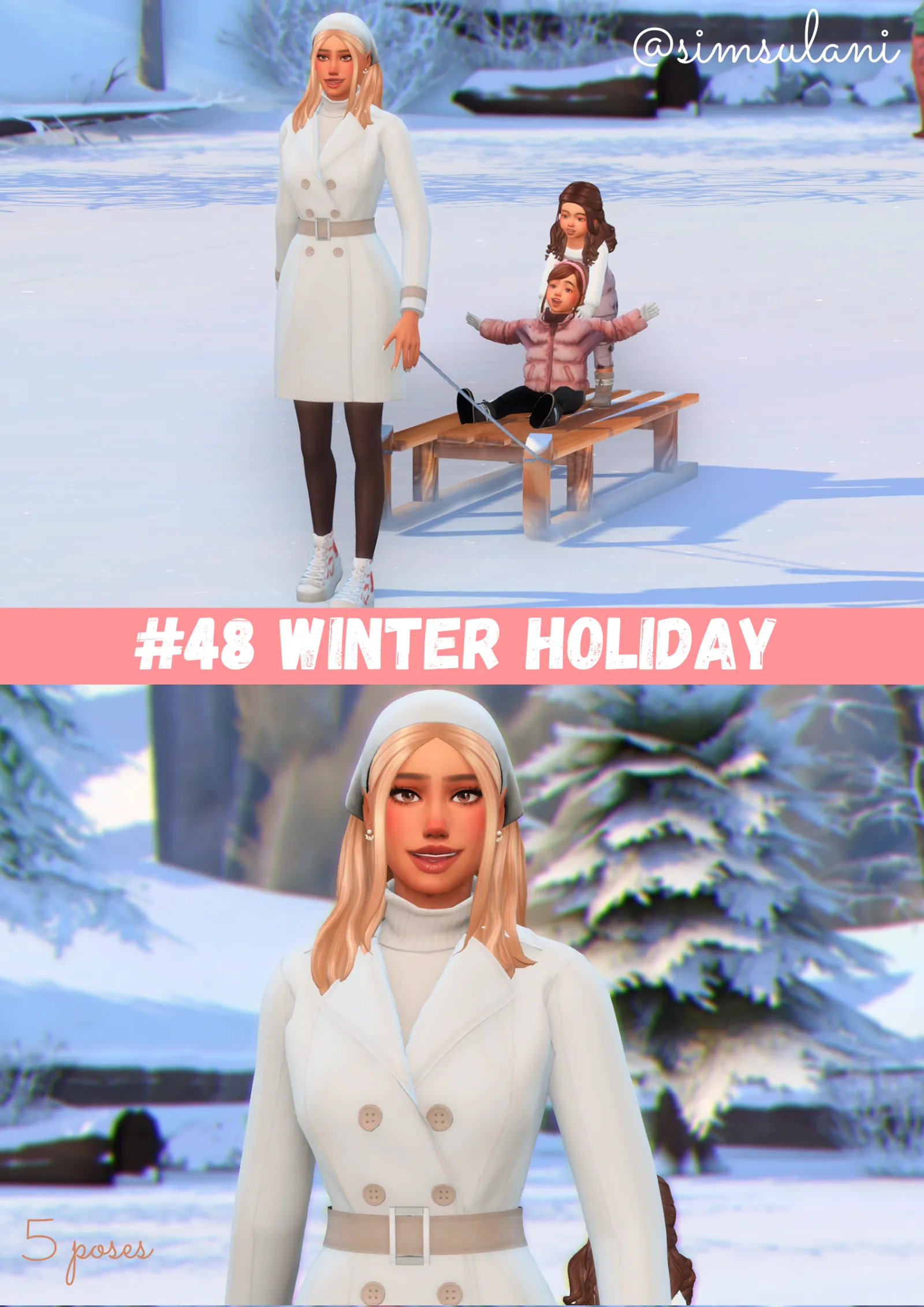 #48 Poses pack Winter Holiday ??