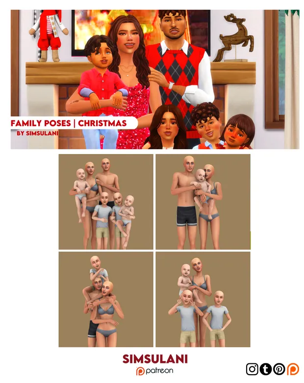 #321 Pose Pack | Family Poses 
