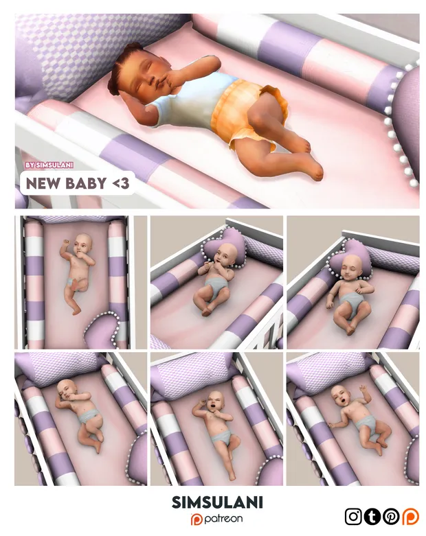 #346 Pose Pack | New baby