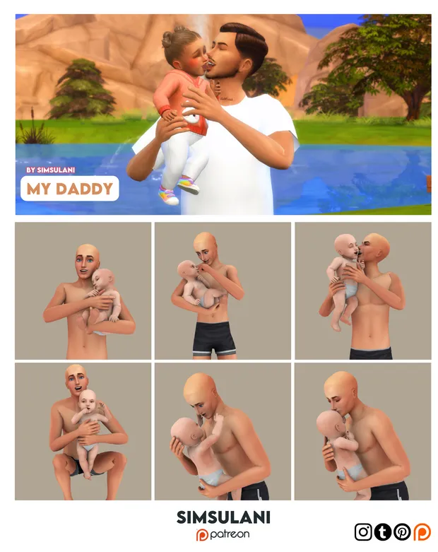 #347 Pose Pack | My daddy